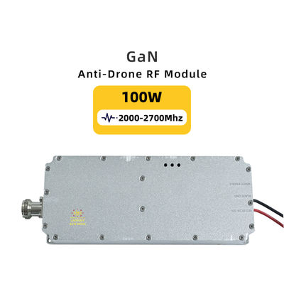 100W 2000-2700MHz Wideband GaN Anti-Drone Module Electric Bridge 2 Transistors with Isolator for FPV Anti Drone System C-Uas Mavic 3 Autel Fpv Ua Poland RF Module