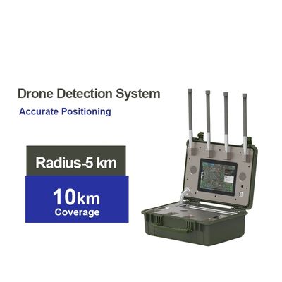Professional 10KM Counter-UAV System | 100MHz–6.2GHz Wideband Detection & Real-Time Target Positioning