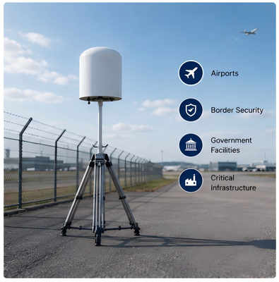 Stationary Drone Detector LDSK-D01 UAV Position Finding Equipment | IP65 All Weather Fixed Detector