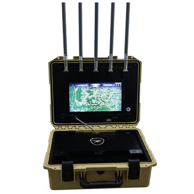 Mobile Positioning Drone Detection Suitcase for Dji Autel UAV Controller Pilot 5-10KM Range and RF Sensing