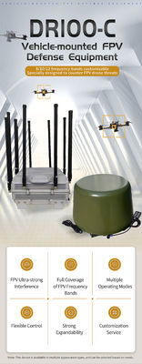 Vehicle-mounted 2km Anti Drone UAV FPV Jammer Full Frequency Customization 1.2G 1.5G 2.4G 5.2G 5.8G 1200Mhz 1500Mhz 2400Mhz 5200Mhz 5800Mhz