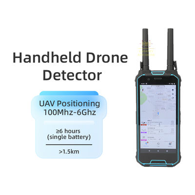 buy 3KM Handheld Dron Detector 100M-6Ghz Portable UAV Locator 1.5G 2.4G 5.8G GPS Alarm Locate FPV Dji Track Flight Pilot Positioning online manufacture