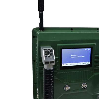 Portable Drone Jamming Countermeasure And Detection System 500 To 2000 Meters Handheld 2-in-1 Anti Drone Shield