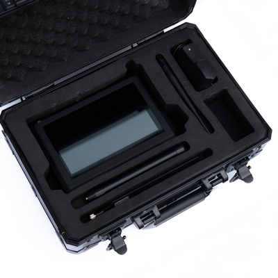 1.5km 70MHz-6.2GHz Full-band Drone Detector 500MHz-6GHz FPV Full Coverage Video Captureand Storage 1+N Working Mode With Watches Team Collaboration Portable Design