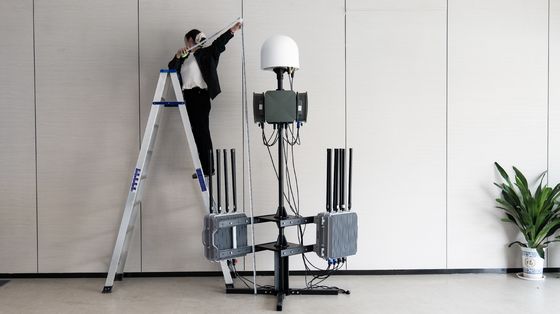 buy Full Band 70MHz-6GHz Fixed Drone Detection and Jamming Device with 1 N Super Interference 10km Detection and 3km Jamming Distance online manufacture