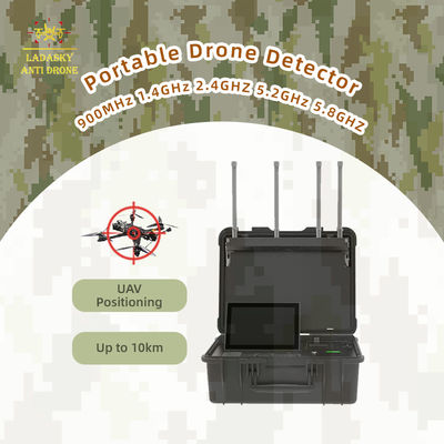 Factory 5KM Drone Detector Long Distance 900-5.8Ghz Full Band 360° Full Airspace Customization Portable Drone Detection System
