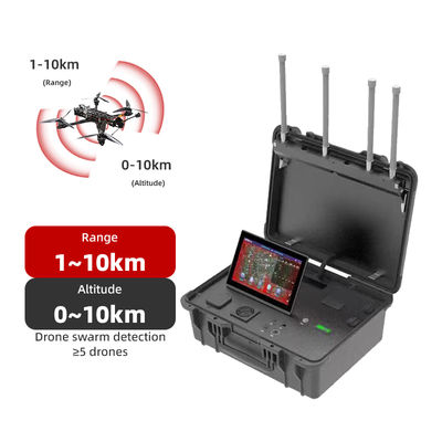 10km Portable Drone Detector | Full-Band UAV Detection & Location Tracking | RF Anti-Drone Solution with Real-Time Alerts, Long-Range FPV & Commercial Drone Protection System