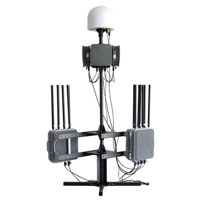 Fixed Anti Drone System with 70M-6.2GHz Full Frequency Band 10KM Detection Range and 24Hour Unattended Operation