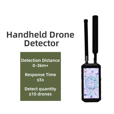 Buy Drone Professional Wireless Intercom Portable Drone Detector | 0~3 km Detection Range, Detection 900MHz, 1.2MHz, 2.4GHz, 5.8GHz, WiFi | Anti-Drone Defense, Alarm System & Security System  online manufacture
