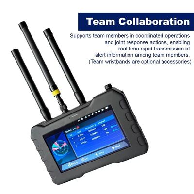 구입하다 70MHz–6.2GHz 풀밴드 감지, FPV 라이브 영상 캡처, 실시간 영상 전송 차단 기능을 갖춘 휴대용 드론 탐지기 (드론 전문 경보 시스템용) 온라인 제조