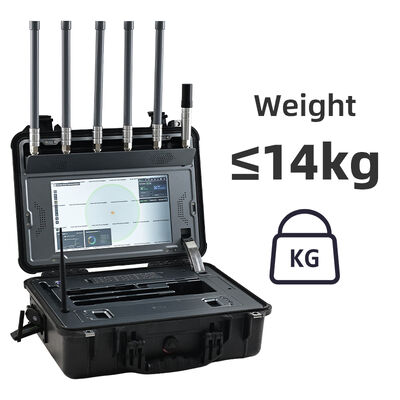 Buy 100MHz–6GHz Portable Drone Detection & GNSS Spoofing GPS L1 / GLONASS L1 / BDS B1 Suitcase System online manufacture