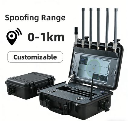 Buy Mobile Anti-Drone Detection Device 30MHz-6GHz Portable UAV Detection and GPS Spoofing System, Integrated Drone Detection and Expulsion Equipment with 13.3 Inch Touchscreen online manufacture