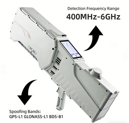 Buy Integrated Drone Detection Direction Finding System 400MHz-6GHz 3km UAV Tracking ≤10° Accuracy Spoofing IP65 Portable Counter Drone Equipment online manufacture