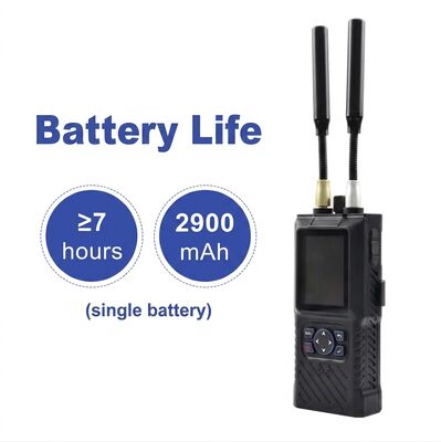 Buy Long Range Portable Drone Detector with 0MHz-8000MHz Spectrum Detection Replaceable Battery and Type C Charging Support online manufacture