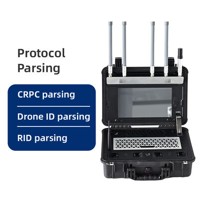 Buy All-in-One Drone Detetion Solution Portable Detector & Spoofer with Video Interception 5km Range Pilot Positioning RF Fingerprinting & Whitelist for VIP Protection & Event Security online manufacture