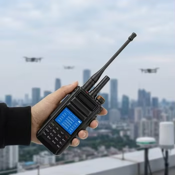Buy Handheld Drone Detector 300MHz–6200MHz with OFDM & FM Signal Detection with 1KM Detection Range and Audio Visual Alarm online manufacture
