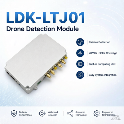 Buy 70-6000MHz High Precision Drone Detection Module: Integrated Computing Unit For Identifying DJI And Autel Electronic Fingerprints for Anti-Drone Systems online manufacture