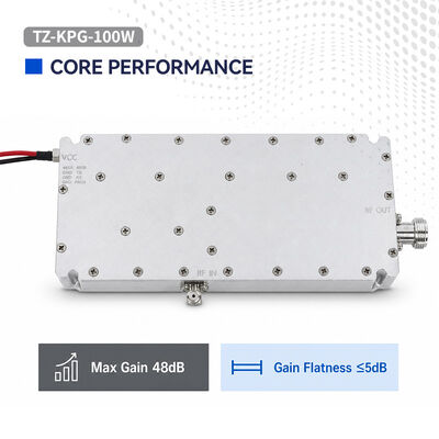 buy 100W 300-2700MHz High-Power RF Amplifier Module Built-in Temperature VSWR & ALC Protection Broadband Coverage for Low-Altitude Security Systems online manufacture