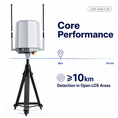 buy LDK-DGA1-01 Fixed Drone Detection 10KM 70MHz-6GHz Outdoor Low Altitude UAV Monitoring and Direction Finding Device online manufacture