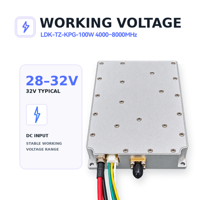 satın almak 100W 4000-8000MHz GaN RF Güç Güçlendirici Modülü. 45dB Yüksek Kazanç Geniş Bant RF Güçlendirici ≤5 dB Kazanç Düzlüğü Antidrone Güvenlik Ürünleri için RS485 ve TTL iletişimini destekler. Çevrimiçi üretim
