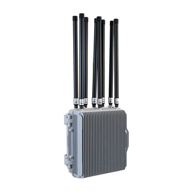 70-6GHZ Full Frequency Band Detection Fixed Drone Detection and Jamming Equipment with 360° Integrated FPV Video Transmission