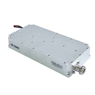 200W 1.2G 900M 2.4G 430M RF Amplifier Module with Isolator Wideband High Power 52.7db  Anti UAV FPV Security Protection