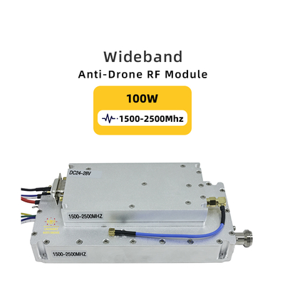 1500-2500MHz 100W Gan Lora Anti UAV Module Anti Portability FPV Strike for DJI RF Power Amplifier with Ciculator