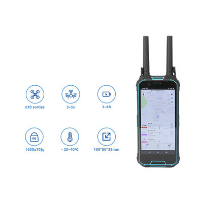 Full Band 100MHz-6000MHz Anti Drone Detection Device Wearable with 3- 4h Endurance Time