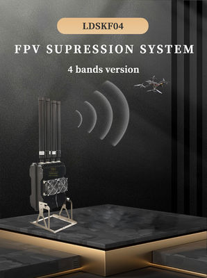 100-1000mhz 150W anti fpv system anti drone  Fpv Counter Device  Against Drone System portable anti fpv jamming system