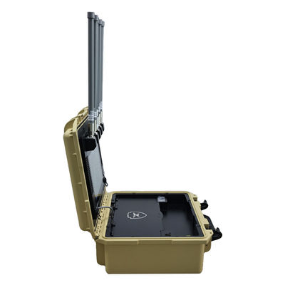 Mobile Positioning Drone Detection Suitcase for Dji Autel UAV Controller Pilot 5-10KM Range and RF Sensing