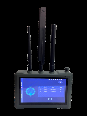 1.5km 70MHz-6.2GHz Full-band Drone Detector 500MHz-6GHz FPV Full Coverage Video Captureand Storage 1+N Working Mode With Watches Team Collaboration Portable Design