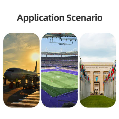 High-Power GaN RF Amplifier Module 6500–7200MHz with 50W Output Power and Customizable Frequency for Anti-Drone Applications