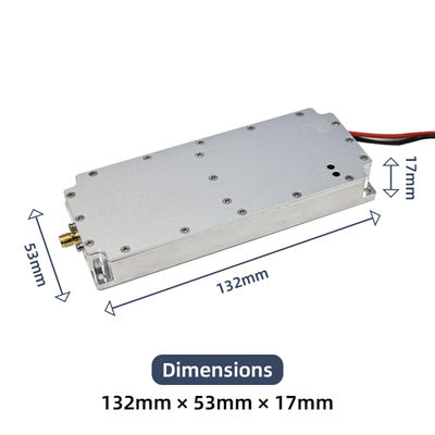 Wideband 6500–7200MHz RF Power Amplifier Module, High-Power GaN Amplifier for Anti-FPV Drone Detection, Security, Surveillance, and Counter-UAV Solutions