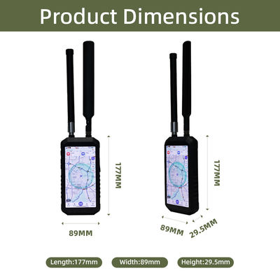 Handheld Drone Detector with 100MHz-6GHz Frequency Range and 3km Detection Range for Passive UAV Detection System