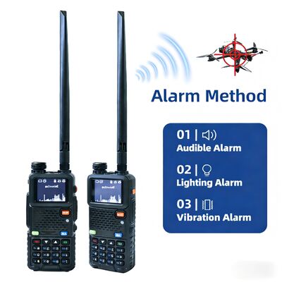 300-6000MHz Handheld Drone Detector Portable UAV Detection With Digital Analog Hybrid Receiver